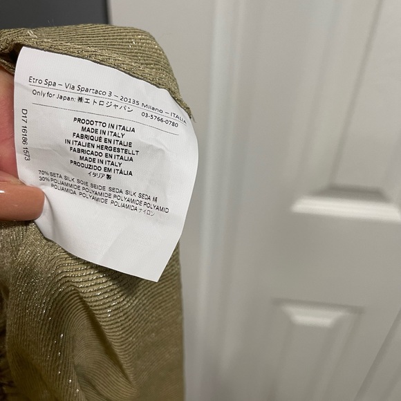 Etro Golden Shimmer skirt - Picture 5 of 8